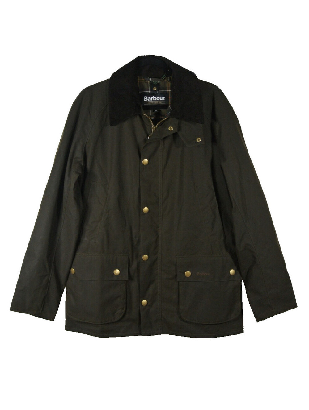 New, Barbour Men's Ashby waxed jacket in Olive Sz M #WAX319